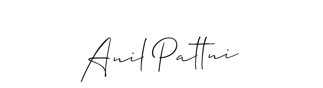 The best way (Allison_Script) to make a short signature is to pick only two or three words in your name. The name Anil Pattni include a total of six letters. For converting this name. Anil Pattni signature style 2 images and pictures png