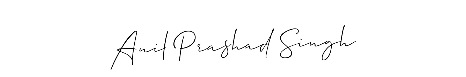 How to Draw Anil Prashad Singh signature style? Allison_Script is a latest design signature styles for name Anil Prashad Singh. Anil Prashad Singh signature style 2 images and pictures png