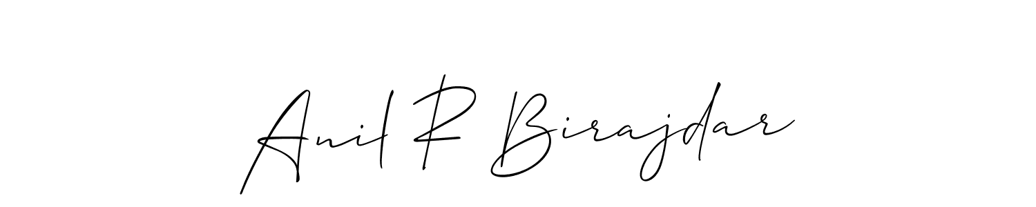 Best and Professional Signature Style for Anil R Birajdar. Allison_Script Best Signature Style Collection. Anil R Birajdar signature style 2 images and pictures png