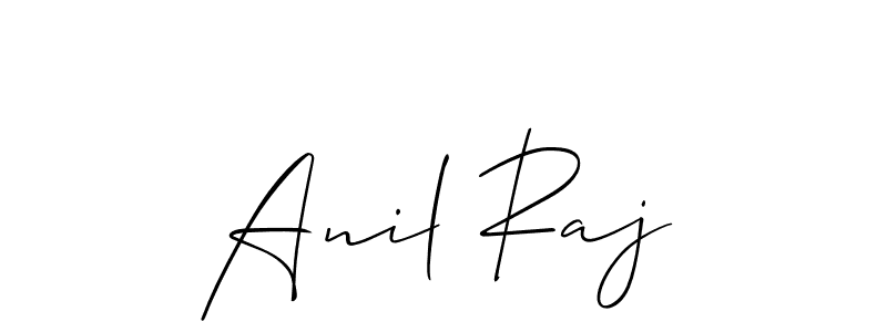 This is the best signature style for the Anil Raj name. Also you like these signature font (Allison_Script). Mix name signature. Anil Raj signature style 2 images and pictures png