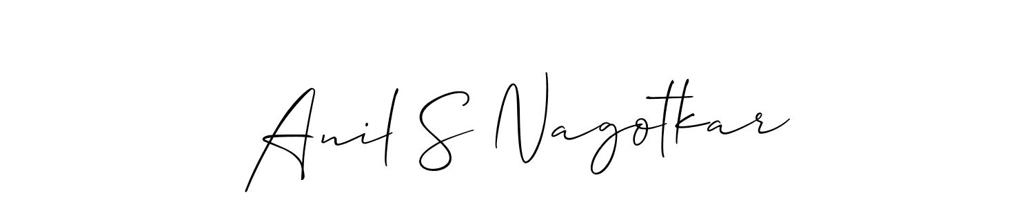 Here are the top 10 professional signature styles for the name Anil S Nagotkar. These are the best autograph styles you can use for your name. Anil S Nagotkar signature style 2 images and pictures png