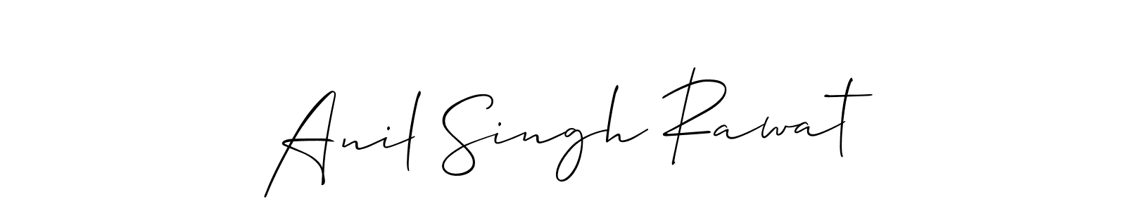 You should practise on your own different ways (Allison_Script) to write your name (Anil Singh Rawat) in signature. don't let someone else do it for you. Anil Singh Rawat signature style 2 images and pictures png