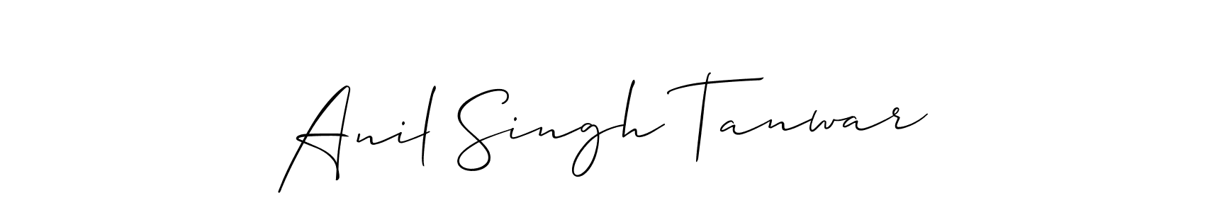 You can use this online signature creator to create a handwritten signature for the name Anil Singh Tanwar. This is the best online autograph maker. Anil Singh Tanwar signature style 2 images and pictures png