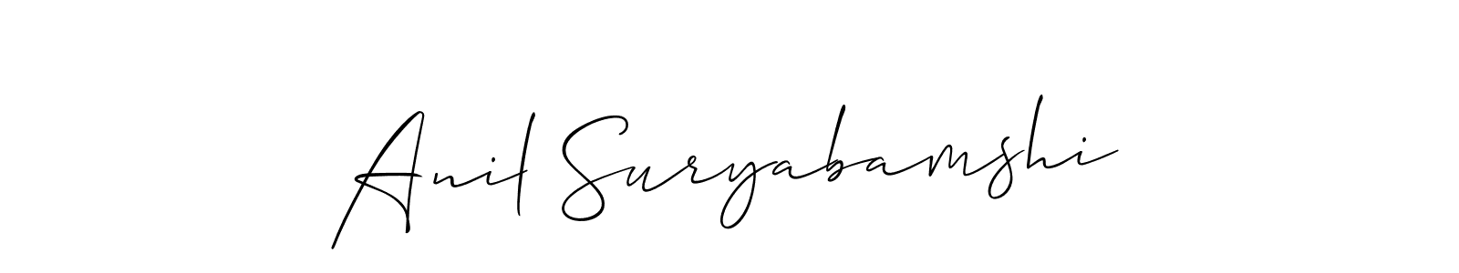 if you are searching for the best signature style for your name Anil Suryabamshi. so please give up your signature search. here we have designed multiple signature styles  using Allison_Script. Anil Suryabamshi signature style 2 images and pictures png