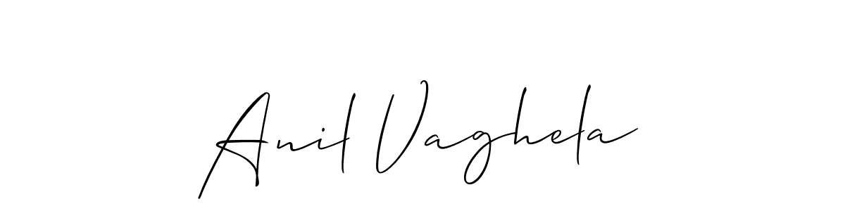 Also You can easily find your signature by using the search form. We will create Anil Vaghela name handwritten signature images for you free of cost using Allison_Script sign style. Anil Vaghela signature style 2 images and pictures png