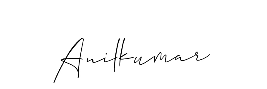 You should practise on your own different ways (Allison_Script) to write your name (Anilkumar) in signature. don't let someone else do it for you. Anilkumar signature style 2 images and pictures png