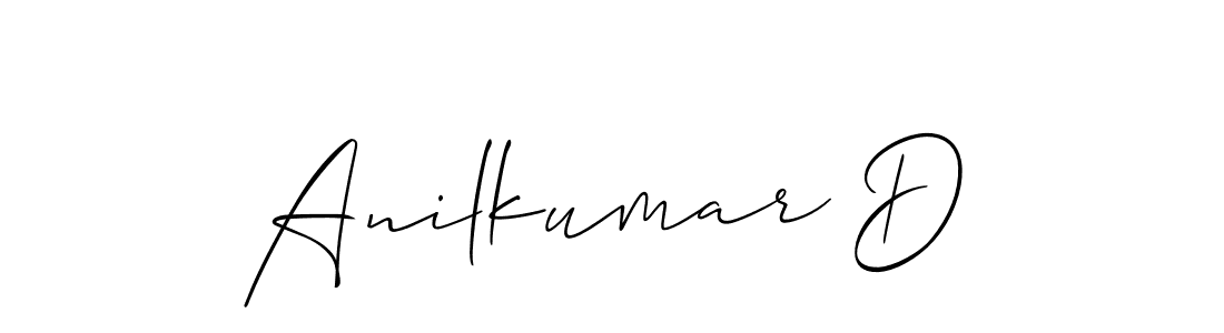 Best and Professional Signature Style for Anilkumar D. Allison_Script Best Signature Style Collection. Anilkumar D signature style 2 images and pictures png
