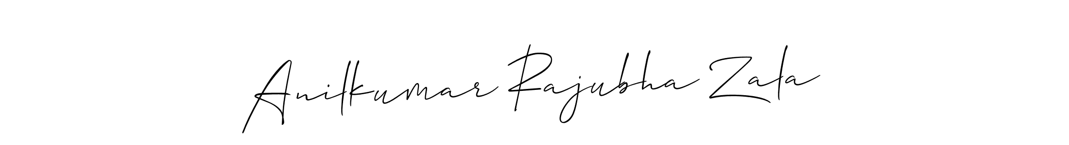 You can use this online signature creator to create a handwritten signature for the name Anilkumar Rajubha Zala. This is the best online autograph maker. Anilkumar Rajubha Zala signature style 2 images and pictures png