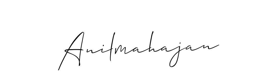Best and Professional Signature Style for Anilmahajan. Allison_Script Best Signature Style Collection. Anilmahajan signature style 2 images and pictures png