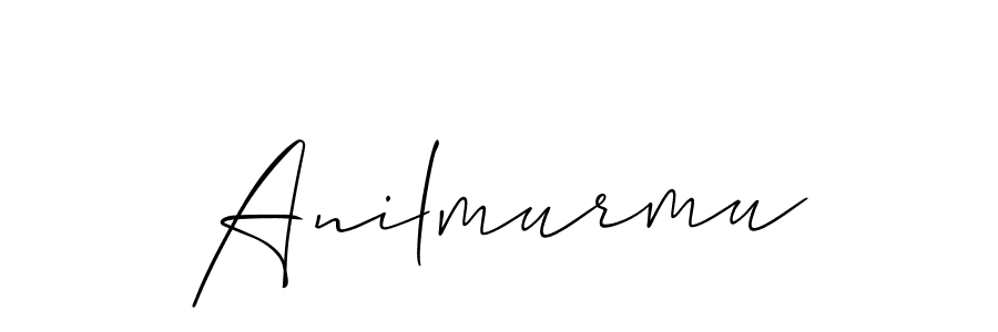 How to make Anilmurmu name signature. Use Allison_Script style for creating short signs online. This is the latest handwritten sign. Anilmurmu signature style 2 images and pictures png
