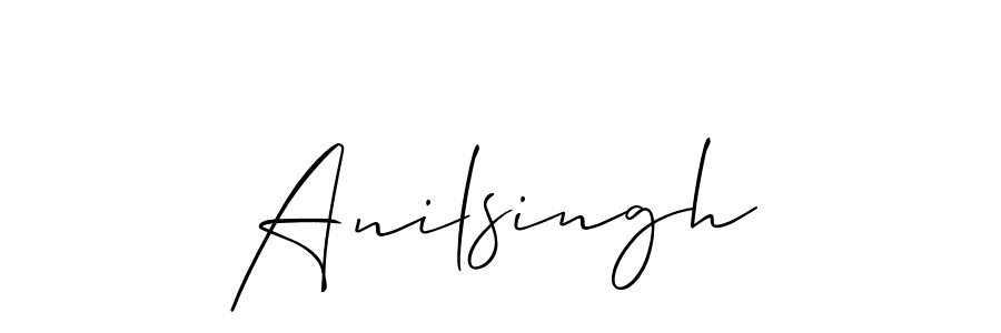 if you are searching for the best signature style for your name Anilsingh. so please give up your signature search. here we have designed multiple signature styles  using Allison_Script. Anilsingh signature style 2 images and pictures png