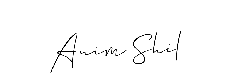 You can use this online signature creator to create a handwritten signature for the name Anim Shil. This is the best online autograph maker. Anim Shil signature style 2 images and pictures png