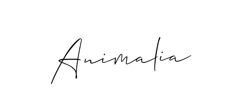 The best way (Allison_Script) to make a short signature is to pick only two or three words in your name. The name Animalia include a total of six letters. For converting this name. Animalia signature style 2 images and pictures png