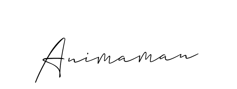 Also You can easily find your signature by using the search form. We will create Animaman name handwritten signature images for you free of cost using Allison_Script sign style. Animaman signature style 2 images and pictures png