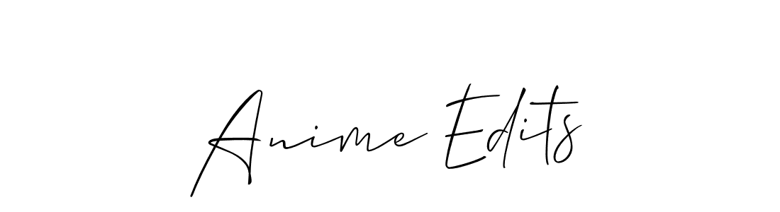 The best way (Allison_Script) to make a short signature is to pick only two or three words in your name. The name Anime Edits include a total of six letters. For converting this name. Anime Edits signature style 2 images and pictures png