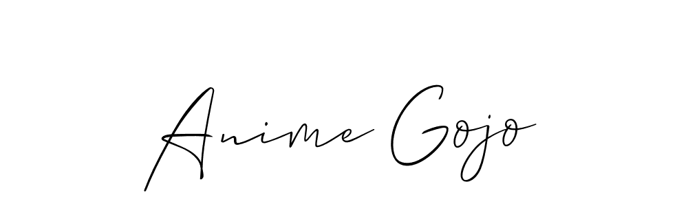 Best and Professional Signature Style for Anime Gojo. Allison_Script Best Signature Style Collection. Anime Gojo signature style 2 images and pictures png