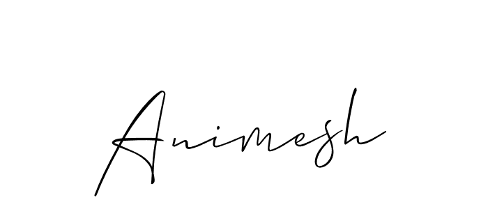 Make a beautiful signature design for name Animesh. With this signature (Allison_Script) style, you can create a handwritten signature for free. Animesh signature style 2 images and pictures png