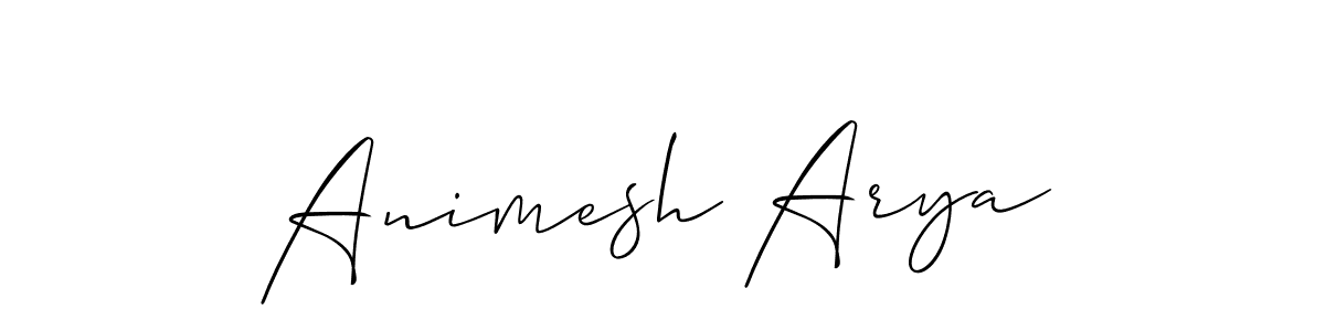 Similarly Allison_Script is the best handwritten signature design. Signature creator online .You can use it as an online autograph creator for name Animesh Arya. Animesh Arya signature style 2 images and pictures png