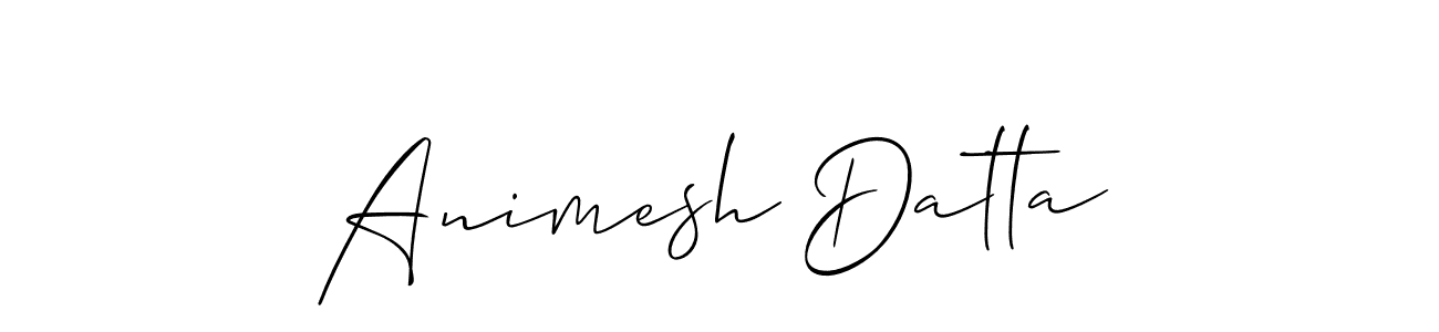 It looks lik you need a new signature style for name Animesh Datta. Design unique handwritten (Allison_Script) signature with our free signature maker in just a few clicks. Animesh Datta signature style 2 images and pictures png