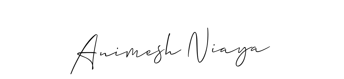 Here are the top 10 professional signature styles for the name Animesh Niaya. These are the best autograph styles you can use for your name. Animesh Niaya signature style 2 images and pictures png