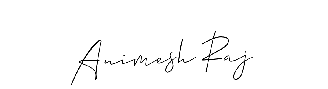 Create a beautiful signature design for name Animesh Raj. With this signature (Allison_Script) fonts, you can make a handwritten signature for free. Animesh Raj signature style 2 images and pictures png