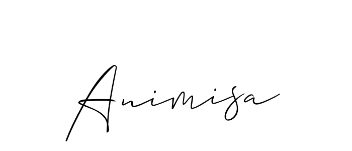 It looks lik you need a new signature style for name Animisa. Design unique handwritten (Allison_Script) signature with our free signature maker in just a few clicks. Animisa signature style 2 images and pictures png