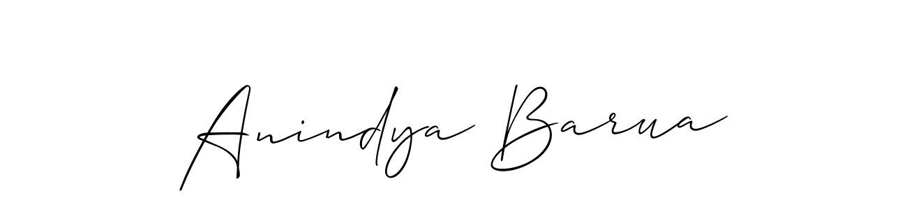 How to Draw Anindya Barua signature style? Allison_Script is a latest design signature styles for name Anindya Barua. Anindya Barua signature style 2 images and pictures png