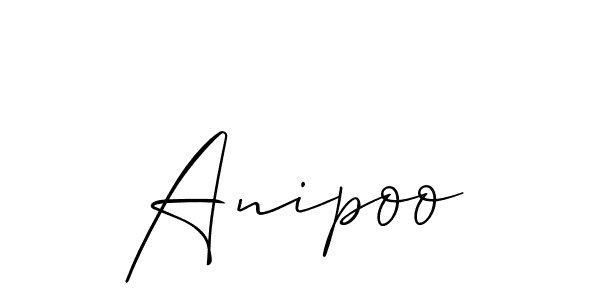 Best and Professional Signature Style for Anipoo. Allison_Script Best Signature Style Collection. Anipoo signature style 2 images and pictures png