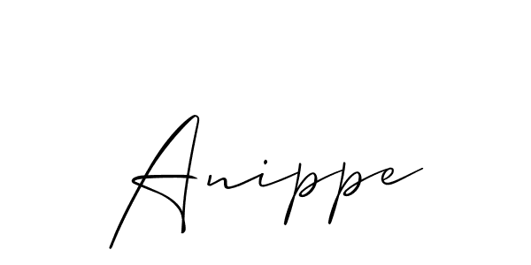 Also we have Anippe name is the best signature style. Create professional handwritten signature collection using Allison_Script autograph style. Anippe signature style 2 images and pictures png