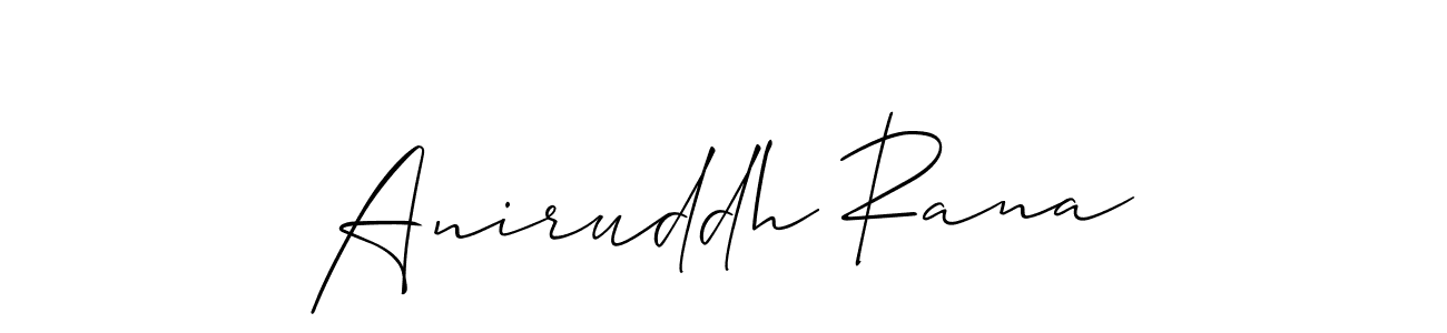Also You can easily find your signature by using the search form. We will create Aniruddh Rana name handwritten signature images for you free of cost using Allison_Script sign style. Aniruddh Rana signature style 2 images and pictures png