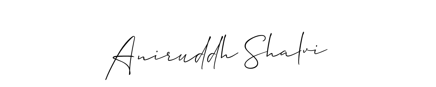 This is the best signature style for the Aniruddh Shalvi name. Also you like these signature font (Allison_Script). Mix name signature. Aniruddh Shalvi signature style 2 images and pictures png