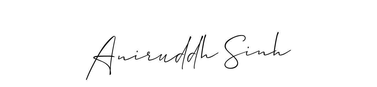 The best way (Allison_Script) to make a short signature is to pick only two or three words in your name. The name Aniruddh Sinh include a total of six letters. For converting this name. Aniruddh Sinh signature style 2 images and pictures png