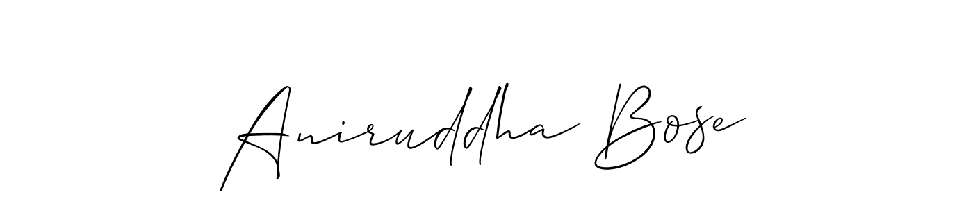 How to Draw Aniruddha Bose signature style? Allison_Script is a latest design signature styles for name Aniruddha Bose. Aniruddha Bose signature style 2 images and pictures png