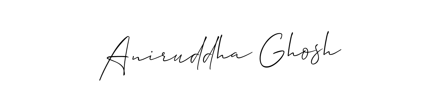 if you are searching for the best signature style for your name Aniruddha Ghosh. so please give up your signature search. here we have designed multiple signature styles  using Allison_Script. Aniruddha Ghosh signature style 2 images and pictures png