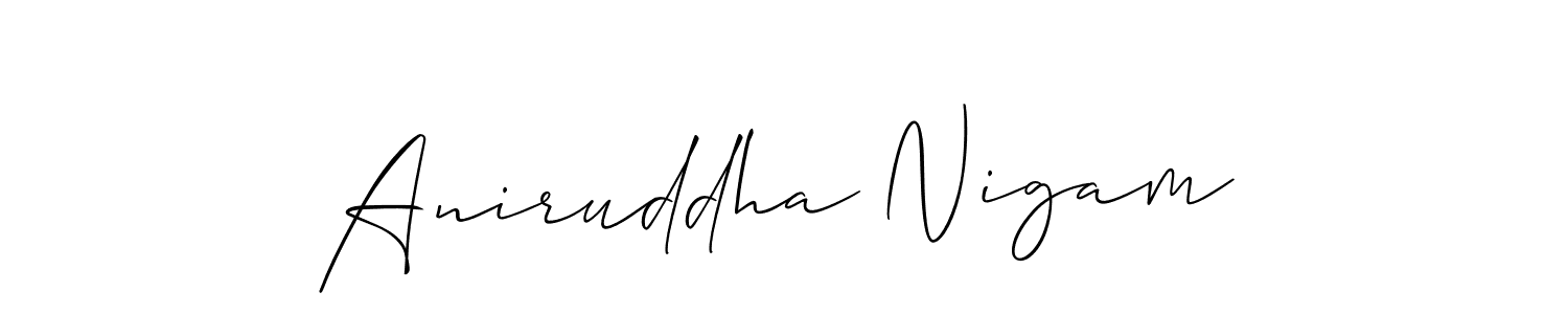 You can use this online signature creator to create a handwritten signature for the name Aniruddha Nigam. This is the best online autograph maker. Aniruddha Nigam signature style 2 images and pictures png