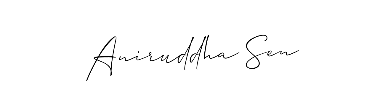 Make a beautiful signature design for name Aniruddha Sen. Use this online signature maker to create a handwritten signature for free. Aniruddha Sen signature style 2 images and pictures png