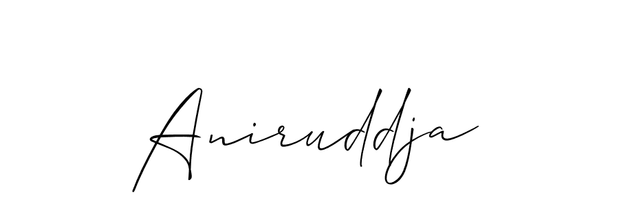 Aniruddja stylish signature style. Best Handwritten Sign (Allison_Script) for my name. Handwritten Signature Collection Ideas for my name Aniruddja. Aniruddja signature style 2 images and pictures png