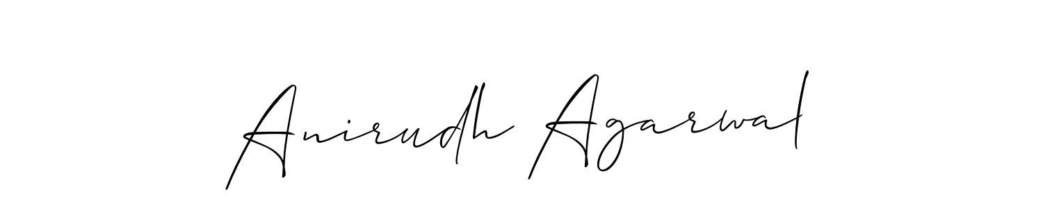 Make a short Anirudh Agarwal signature style. Manage your documents anywhere anytime using Allison_Script. Create and add eSignatures, submit forms, share and send files easily. Anirudh Agarwal signature style 2 images and pictures png