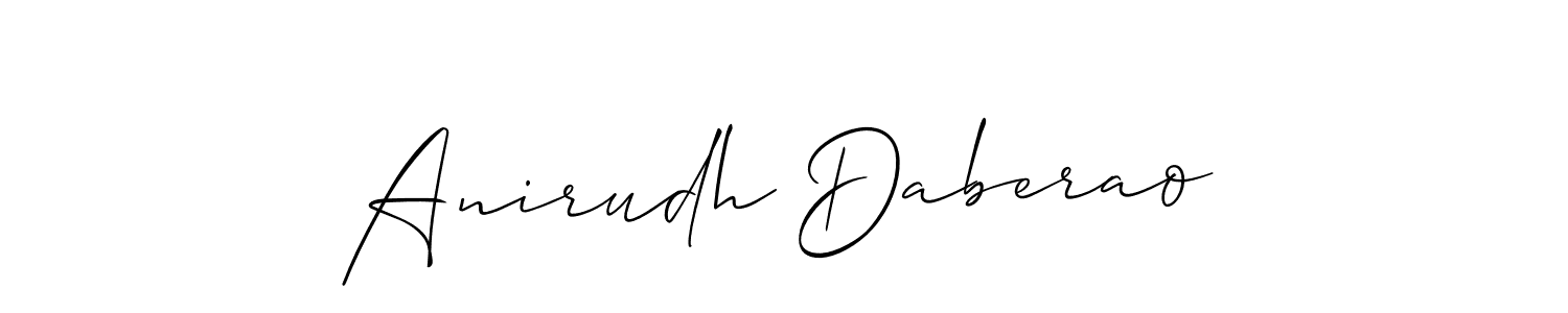 Similarly Allison_Script is the best handwritten signature design. Signature creator online .You can use it as an online autograph creator for name Anirudh Daberao. Anirudh Daberao signature style 2 images and pictures png