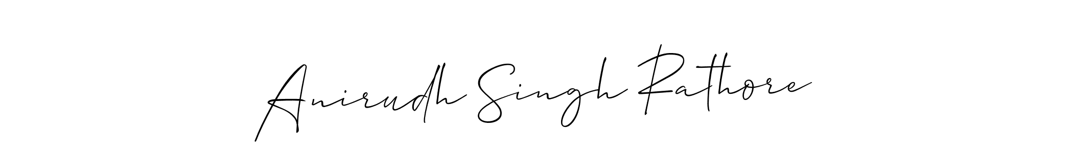 Also we have Anirudh Singh Rathore name is the best signature style. Create professional handwritten signature collection using Allison_Script autograph style. Anirudh Singh Rathore signature style 2 images and pictures png