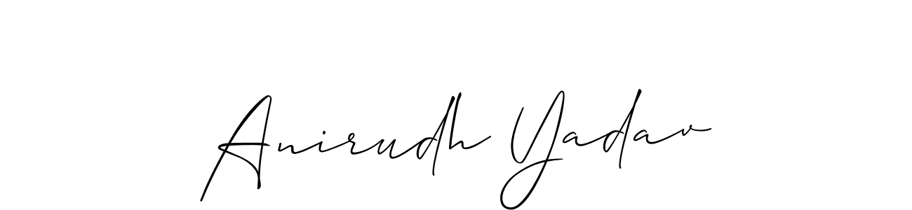 Best and Professional Signature Style for Anirudh Yadav. Allison_Script Best Signature Style Collection. Anirudh Yadav signature style 2 images and pictures png