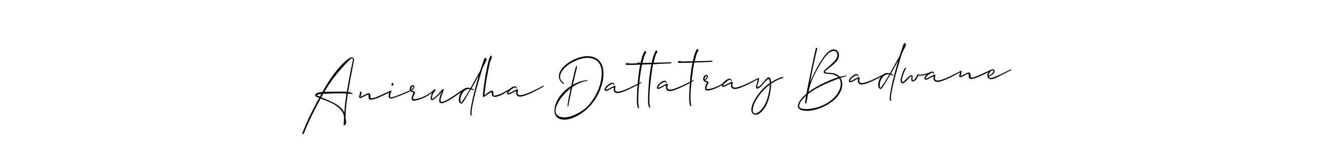 You can use this online signature creator to create a handwritten signature for the name Anirudha Dattatray Badwane. This is the best online autograph maker. Anirudha Dattatray Badwane signature style 2 images and pictures png