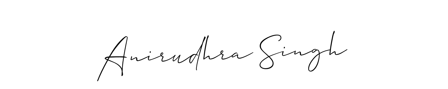 It looks lik you need a new signature style for name Anirudhra Singh. Design unique handwritten (Allison_Script) signature with our free signature maker in just a few clicks. Anirudhra Singh signature style 2 images and pictures png