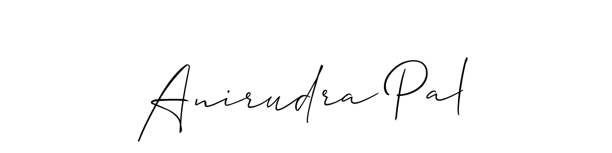 Anirudra Pal stylish signature style. Best Handwritten Sign (Allison_Script) for my name. Handwritten Signature Collection Ideas for my name Anirudra Pal. Anirudra Pal signature style 2 images and pictures png