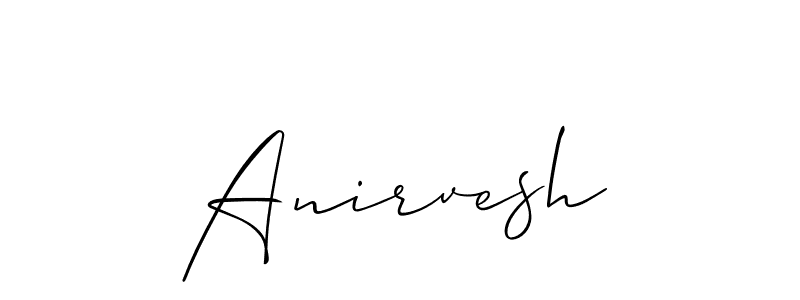 How to Draw Anirvesh signature style? Allison_Script is a latest design signature styles for name Anirvesh. Anirvesh signature style 2 images and pictures png