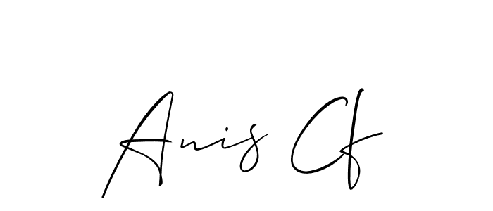 You can use this online signature creator to create a handwritten signature for the name Anis Cf. This is the best online autograph maker. Anis Cf signature style 2 images and pictures png