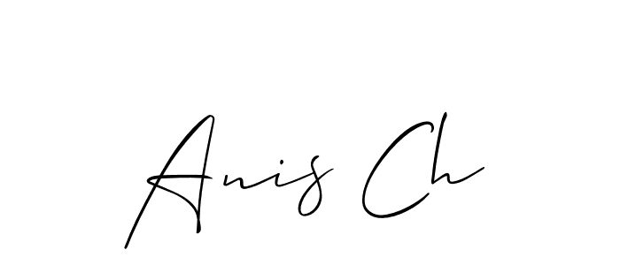 Best and Professional Signature Style for Anis Ch. Allison_Script Best Signature Style Collection. Anis Ch signature style 2 images and pictures png