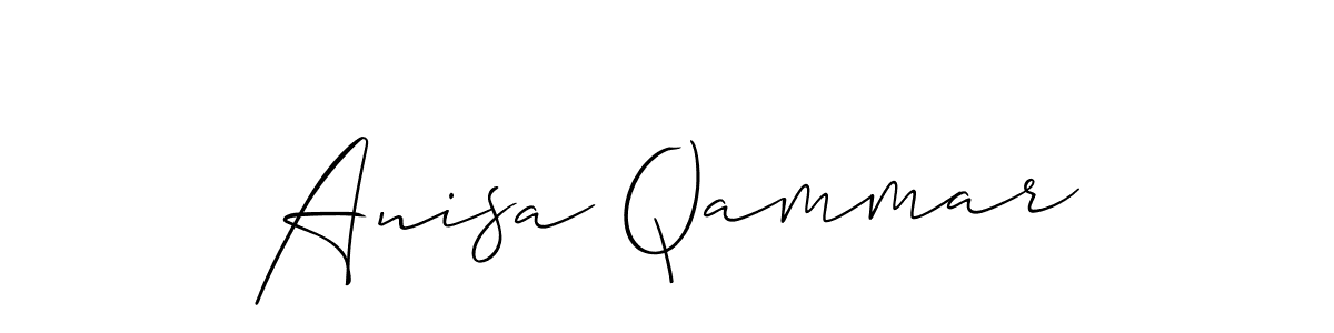 Also we have Anisa Qammar name is the best signature style. Create professional handwritten signature collection using Allison_Script autograph style. Anisa Qammar signature style 2 images and pictures png
