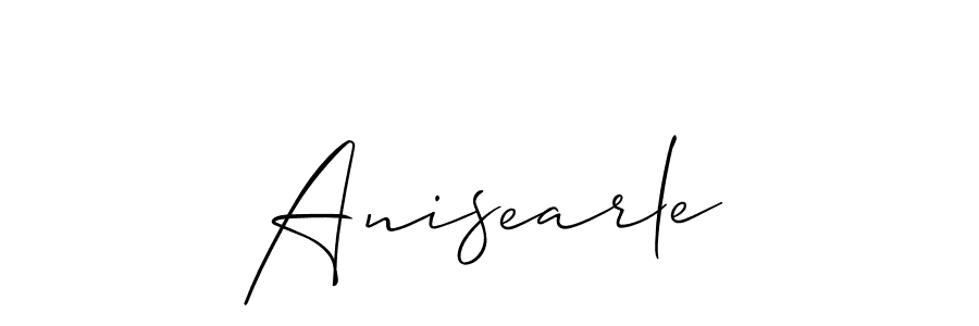 if you are searching for the best signature style for your name Anisearle. so please give up your signature search. here we have designed multiple signature styles  using Allison_Script. Anisearle signature style 2 images and pictures png