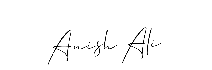 Here are the top 10 professional signature styles for the name Anish Ali. These are the best autograph styles you can use for your name. Anish Ali signature style 2 images and pictures png